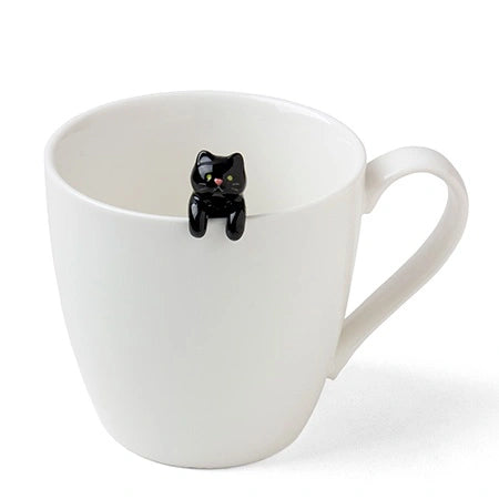 Cat Hanging Spoon - Black