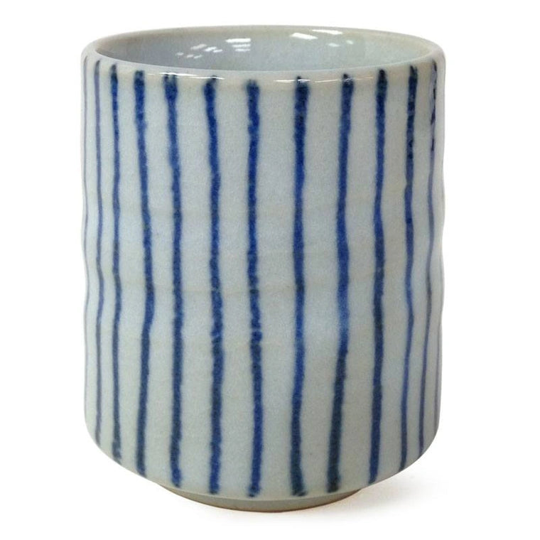 Blue Stripes Teacup, 7 oz