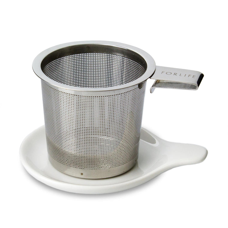 Hook Handle Tea Infuser & Dish Set