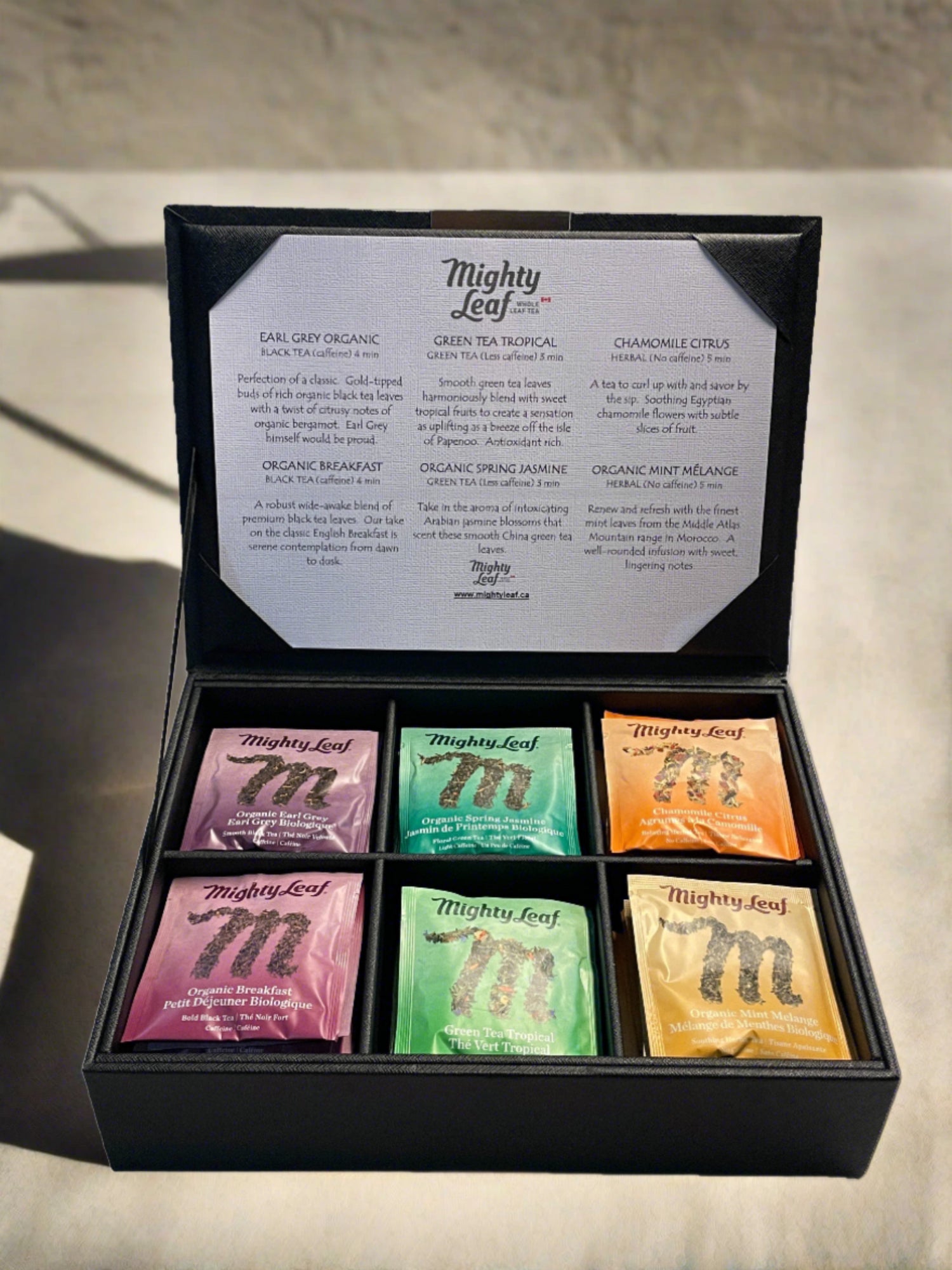 Six Unit Presentation Box – Mighty Leaf Tea Canada