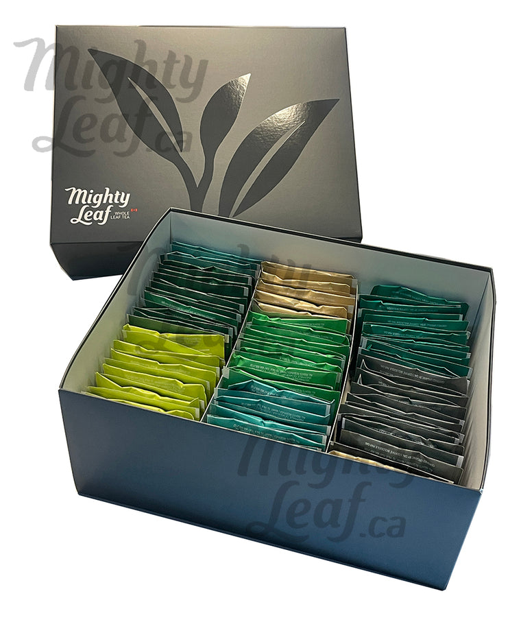 Mighty Leaf Sampler: Green & White Master Tea Pouch