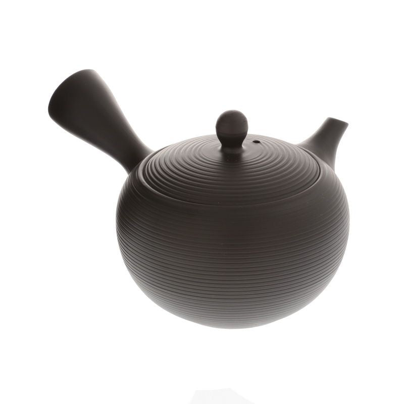 Tea Pot, Kyusu Tokoname Kuro Maru Sendan (15.5 ounces)