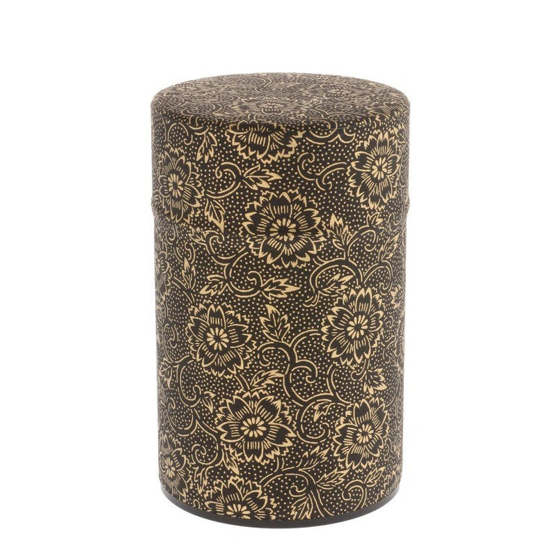 Tea Canister Black/Gold Mum  150g